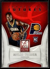 2015-16 Elite Franchise Futures #11 Myles Turner RC Indiana Pacers Rookie Card. rookie card picture