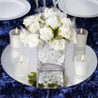 24 pcs 14" Round MIRRORS Wedding Party Reception Wholesale CENTERPIECES Supplies