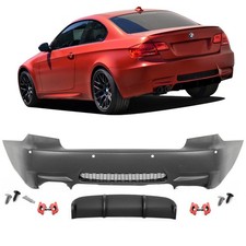 Sport Stoßstange Hinten passt für BMW E92 E93 06-13 Duplex Diffusor nicht M3