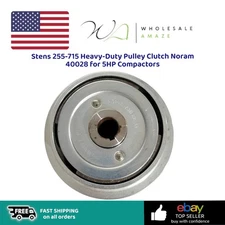 Stens 255-715 Heavy-Duty Pulley Clutch Noram 40028 for 5HP Compactors