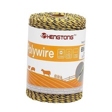 Electric Fence Poly Wire 656ft 200m, 6 x 0.18mm Stainless Steel 656ft 200m