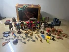 Huge Vintage Playmobil Pirate Toys Lot w/ Treasure Chest Carrying Case