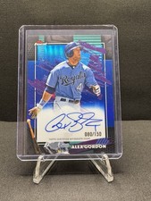 2026 Topps Finest Alex Gordon Auto /150 Blue Refractor