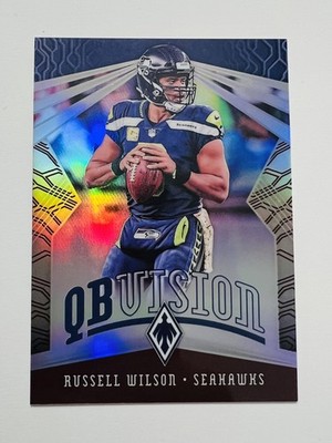 2018 Panini Phoenix #8 Russell Wilson QB Vision Red #/299