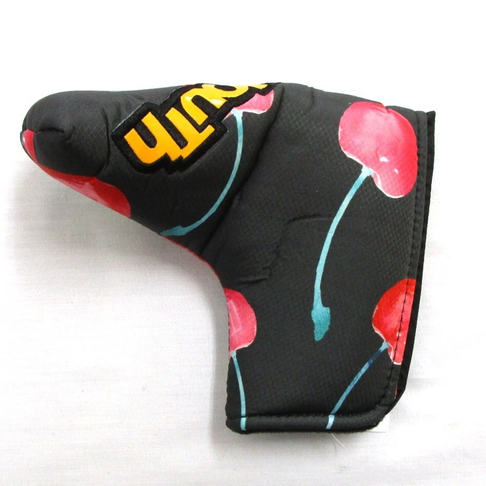 Nueva cubierta de cabeza de putter Loudmouth Blade 428 Retro Cherries 2025 cierre magnético Foto 3 de 4