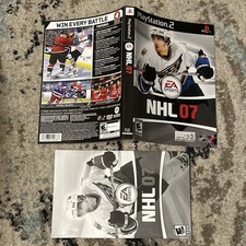    NHL 07 PS2 Mint Box Art  Manual Only OEM. Authentic