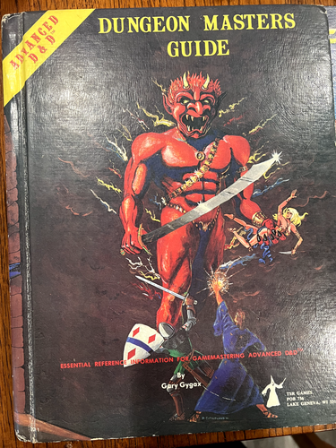 Official Advanced Dungeons & Dragons Dungeon Masters Guide de Gygax, Gary: Very Good Plus