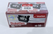 New Imation IBM Formatted 2HD 1.44 Diskettes 50 Floppy Disks SEALED