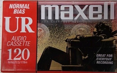 Maxell Audio Cassette Tape (New, 120 Mins)
