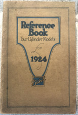 Vtge. Original 1924 Buick 4 Cylinder Automobile Car Reference Manual Dealer List Vtge. Original 1924 Buick 4 Cylinder Automobile Car Reference Manual Dealer List