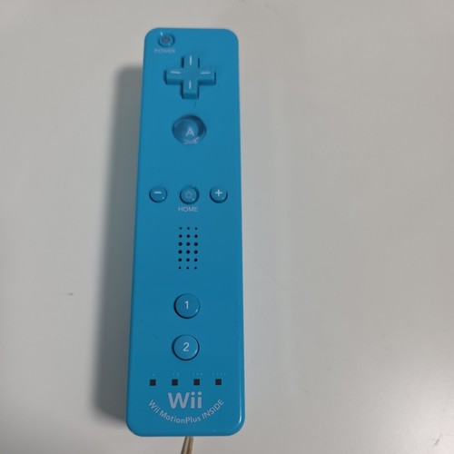 Official Nintendo Wii Motion Plus Remote Blue Controller with sleeve - 第 3/9 張圖片
