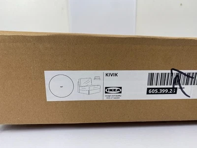 Housse IKEA KIVIK UNIQUEMENT pour canapé-lit 1 siège bleu armé NEUVE - Photo 1/3
