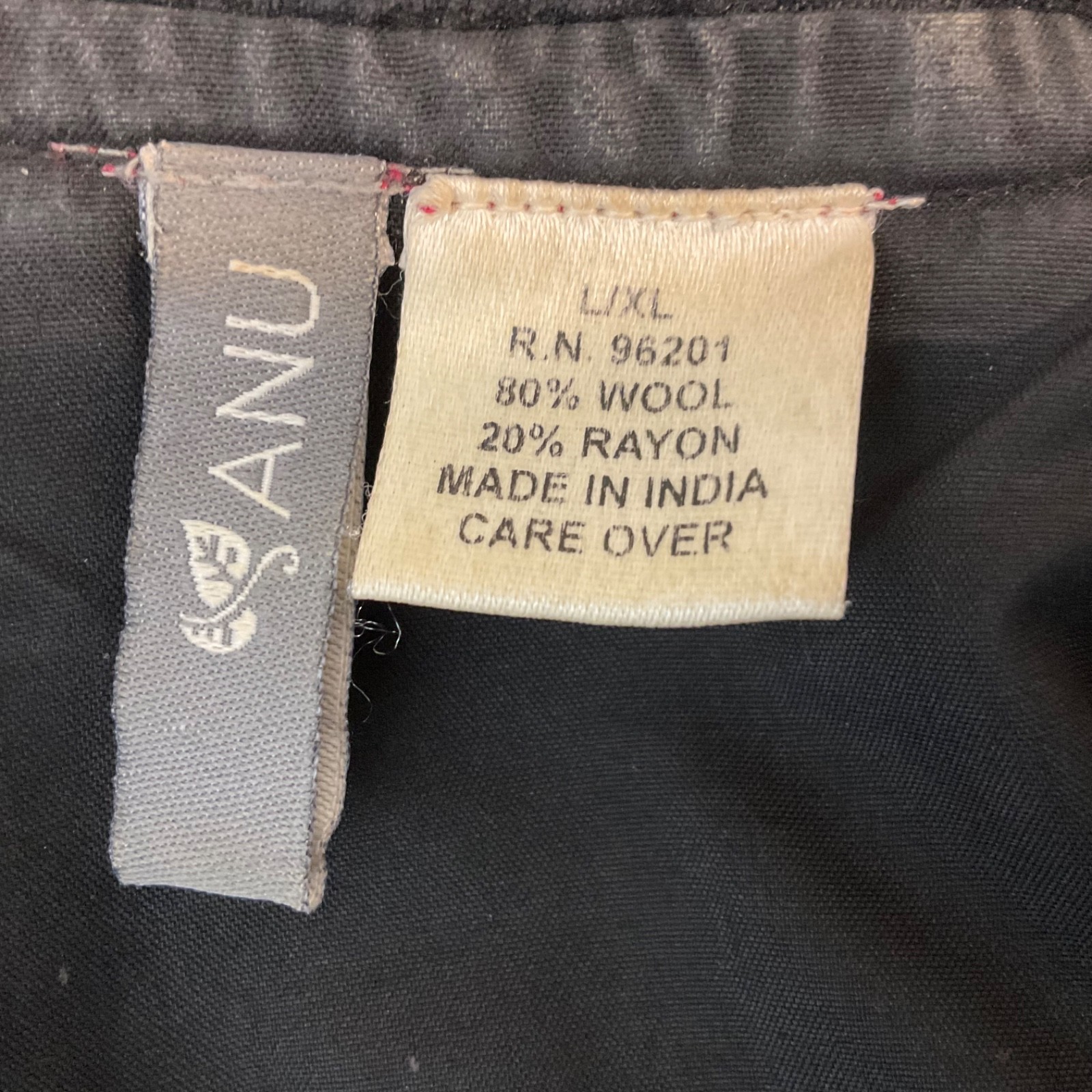 Vtg Anu Jacket Multicolor Texture Patchwork Embro… - image 18