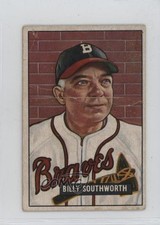 1951 Bowman Billy Southworth #207 HOF 0wm7