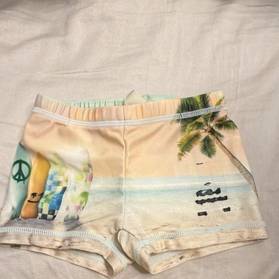 Molo Boys Recycled Tropical Beach Swim Brief Trunks Multicolor 86/92 18-24m