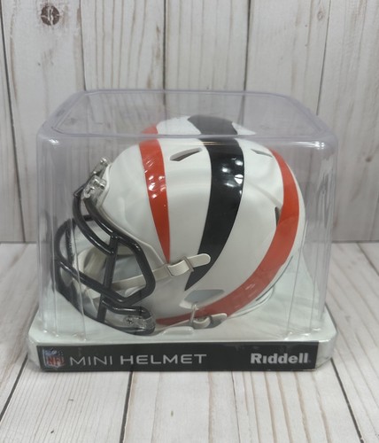 Minicasco Cincinnati Bengals AMP Alt Riddell NFL con licencia blanco y naranja, 2019 - Imagen 4 de 12