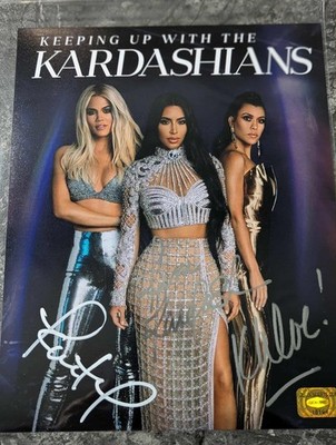 Keeping up with the Kardashians Signed 8 X 10 Photo W/COA