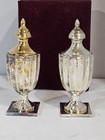 Vintage~Silver Treasures~Godinger~Silver Tone~Art Fluted Salt & Pepper Shakers — photo 4