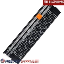 A4 Paper Cutter 12 Inch Guillotine Trimmer W/ Safety Guard & Accessories New