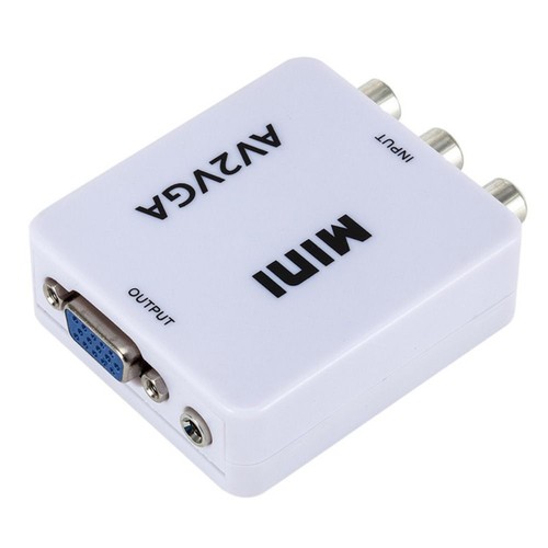 AV zu VGA AV2VGA Konverter AV-zu-VGA-Adapter Für Set-Top-Box/VCD/DVD/Webcam - 第 3/12 張圖片