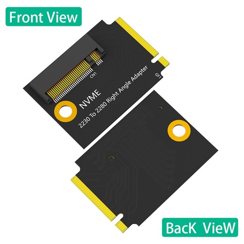 FüR Ally PCIe 4.0 M2 Riser-Karte 2230 Bis 2280 Rechtwinklige M.2 NVME S6201 - Afbeelding 4 van 8