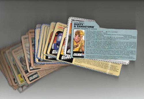 gi joe file card you pick