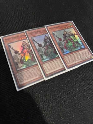 Yugioh  Ancient Warriors - Loyal Guan Yun - IGAS-EN012 - Super- 1st Ed NM x3