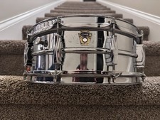 Super Ludwig 400 5x14 Pre-serial Transition Badge 59/60 COB Snare Drum