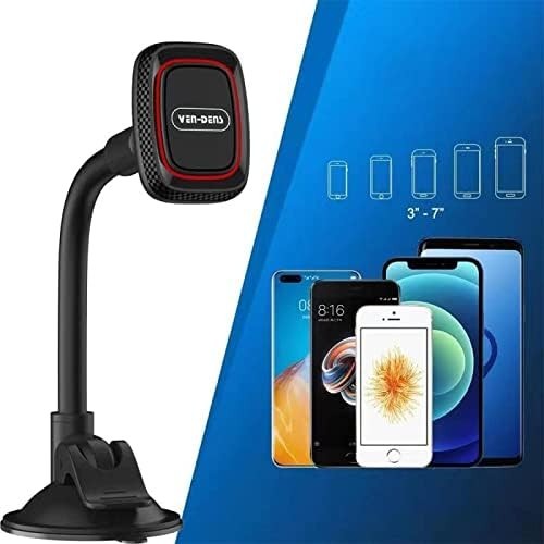 Magnetic Car Phone Holder with Gooseneck Long Arm Mount for Dashboard Windscreen - Picture 6 of 9