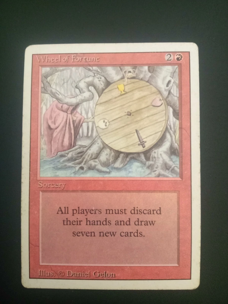 Wheel Of Fortune In Individual Magic: The Gathering Cards for sale