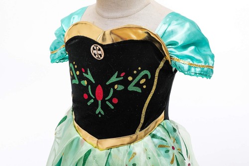 Princess Dresses Girls Anna Costumes Birthday Party Halloween Costume Cosplay... - Picture 5 of 9