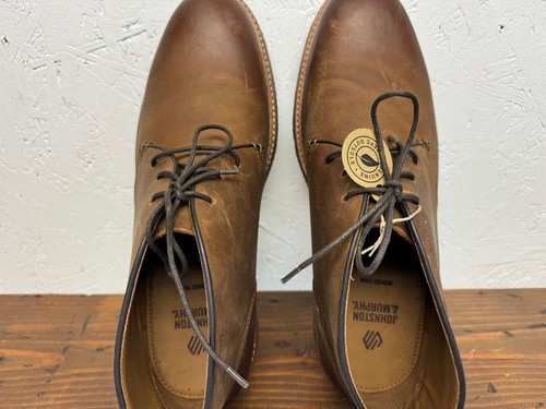 Johnston & Murphy Calder Chukka braun geöltes Wildleder - Größe 11,5M (Lederabnutzungsspuren c - Bild 6 von 6