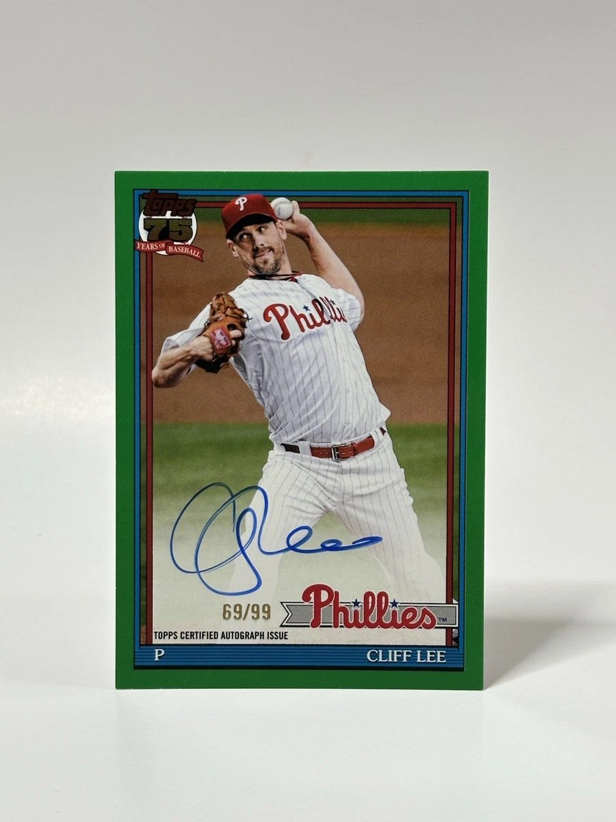 Cliff Lee Baseball Autographed Sports Trading Cards & Accessories