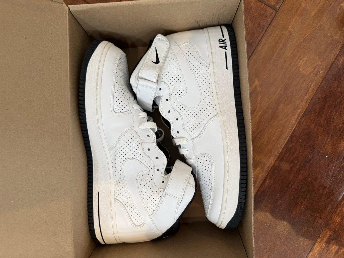 Nike Air Force 1 Mid White Black for Sale | Authenticity