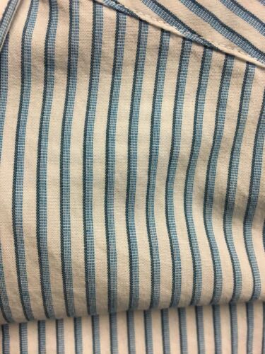 Alfani Easy Care Blue Gray White Striped LS Dress Shirt 15 x 32/33 M EC! - Picture 2 of 8