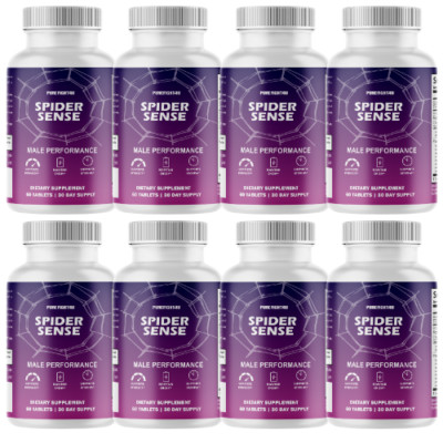 Spider-Sense Overall Health & Energy Male Performance - 8 Bottles