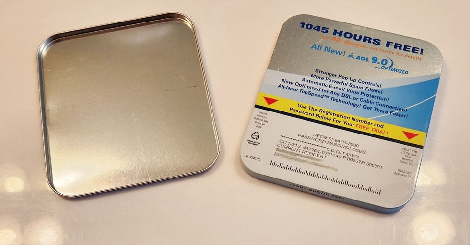 Vintage AOL Collectable CDROM mailers/Advertising Materials eBay