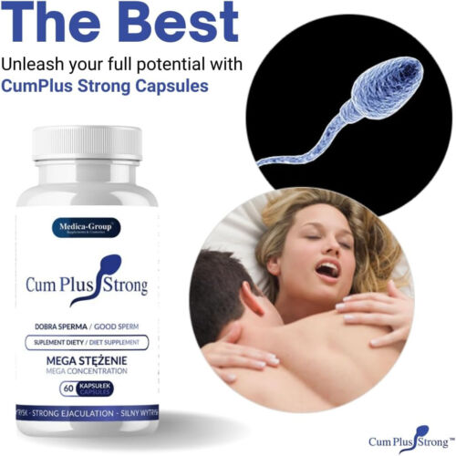 Cum Plus Strong Male Fertility Boost Sperm Production Food Supplement 60 Tablets - Picture 2 of 9