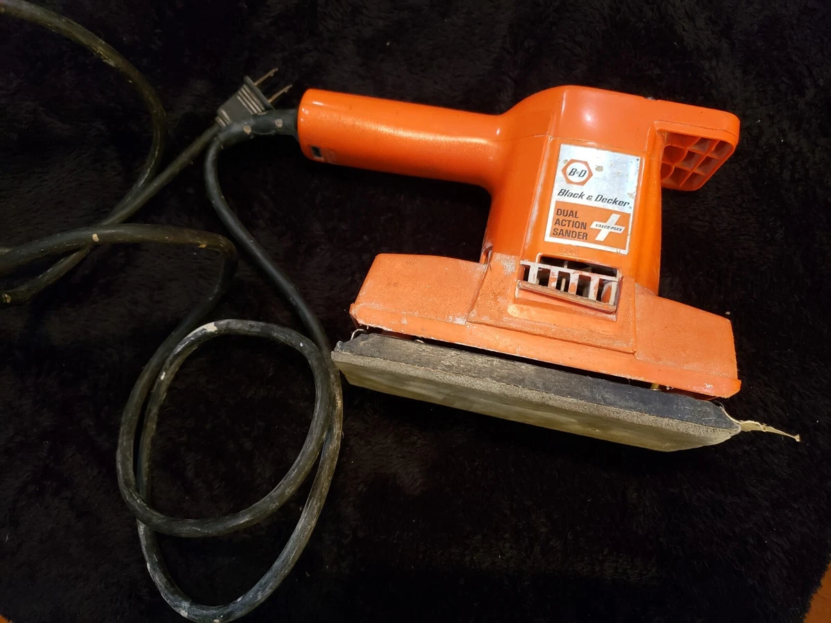 Black & decker dual action sander deals