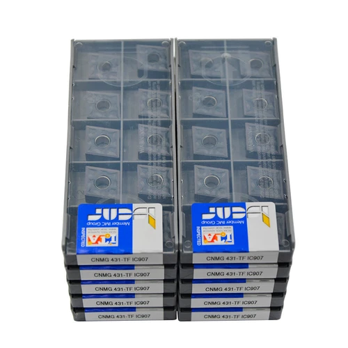 100pcs CNMG120404 TF CNMG 431 TF IC907 carbide inserts for lathe turning tool