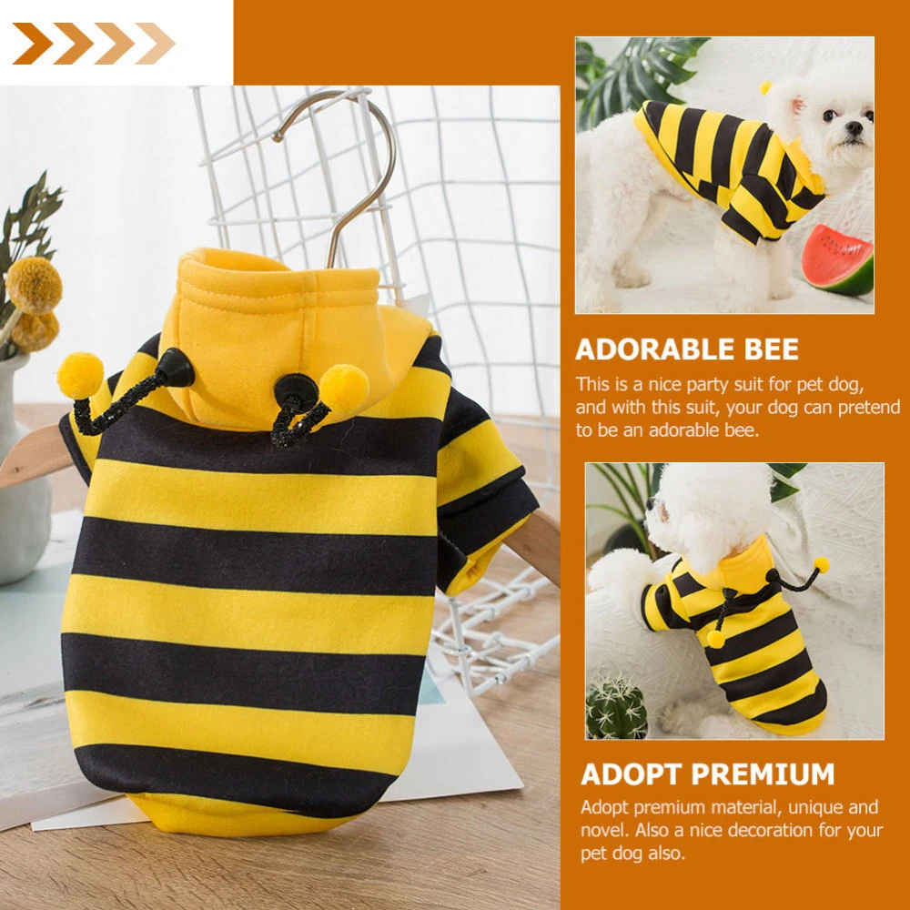 VETEMENTS Confezione 3 Vestiti Per Animali Domestici Con Cappuccio Sposo Cane Abbigliamento Felpa Con Cappuccio Costume