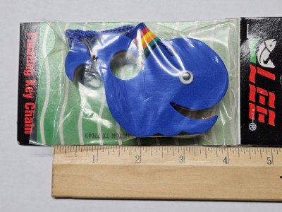New Foam Whale Floating Keychain Boating Sailing Floater Boat Key Water