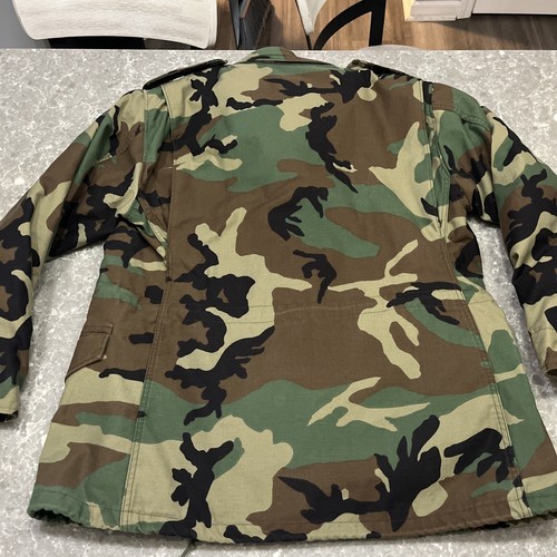 Golden Manufacturing Cold Weather Jacket Mens Medium Green Woodland Camo - Picture 7 of 7