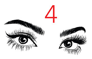 Eyes T-Shirt White Black Tee Shirt Eyelashes, Lashes, Eyebrow, Sleep, Closed - Picture 14 of 15