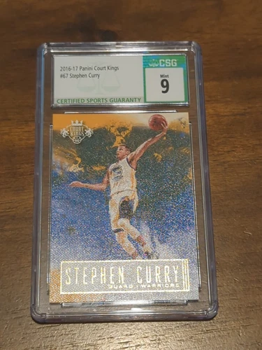 2016-17 Panini Court Kings Stephen Curry #67 CSG 9 Gem Mint