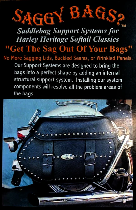Saggy bags heritage softail clearance
