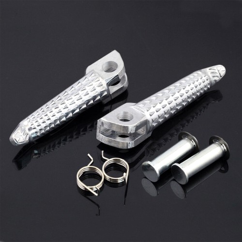 For KAWASAKI Z125 PRO Z250 Z300 NINJA 250 300 Foot Pegs Adapters Footrest Pedals - Picture 4 of 12