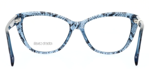 ROBERTO CAVALLI Algieba 092 Blue Womens Cat Eye Full Rim Eyeglasses 54-15-140 - Picture 8 of 12