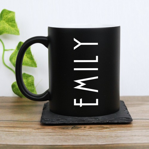 PERSONALISED Neon Coffee Mug Cup Art Deco Design - Bright Fluorescent - Any Name - Picture 24 of 26