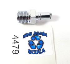 1/4" NPT Male to Low Pressure Inflator Hose Adapter Scuba Diving Air Tool LP